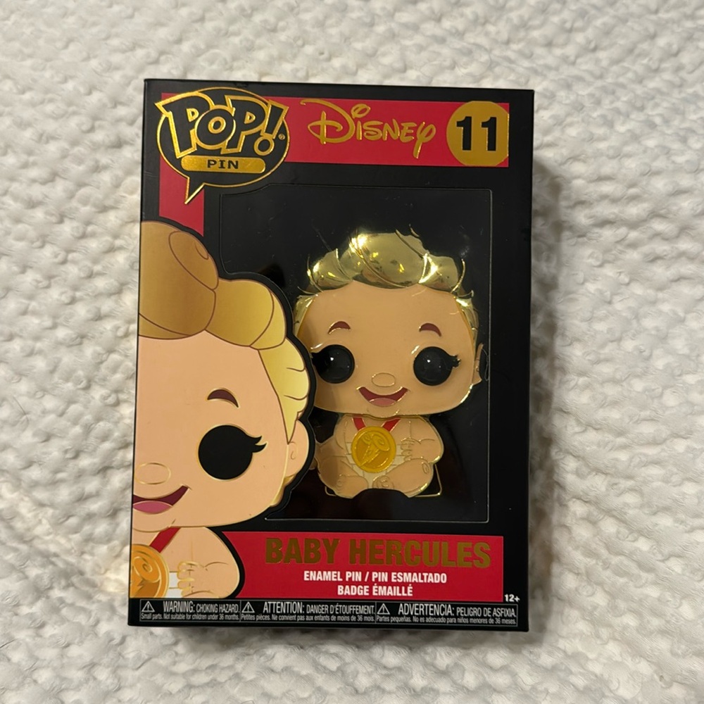 New in box- baby Hercules Pop pin